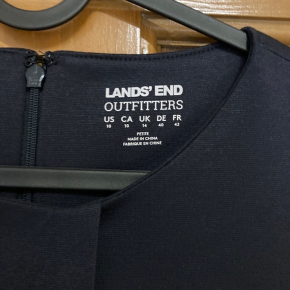 Land’s End Short Sleeve Ponte Dress, 10P - Picture 2 of 6